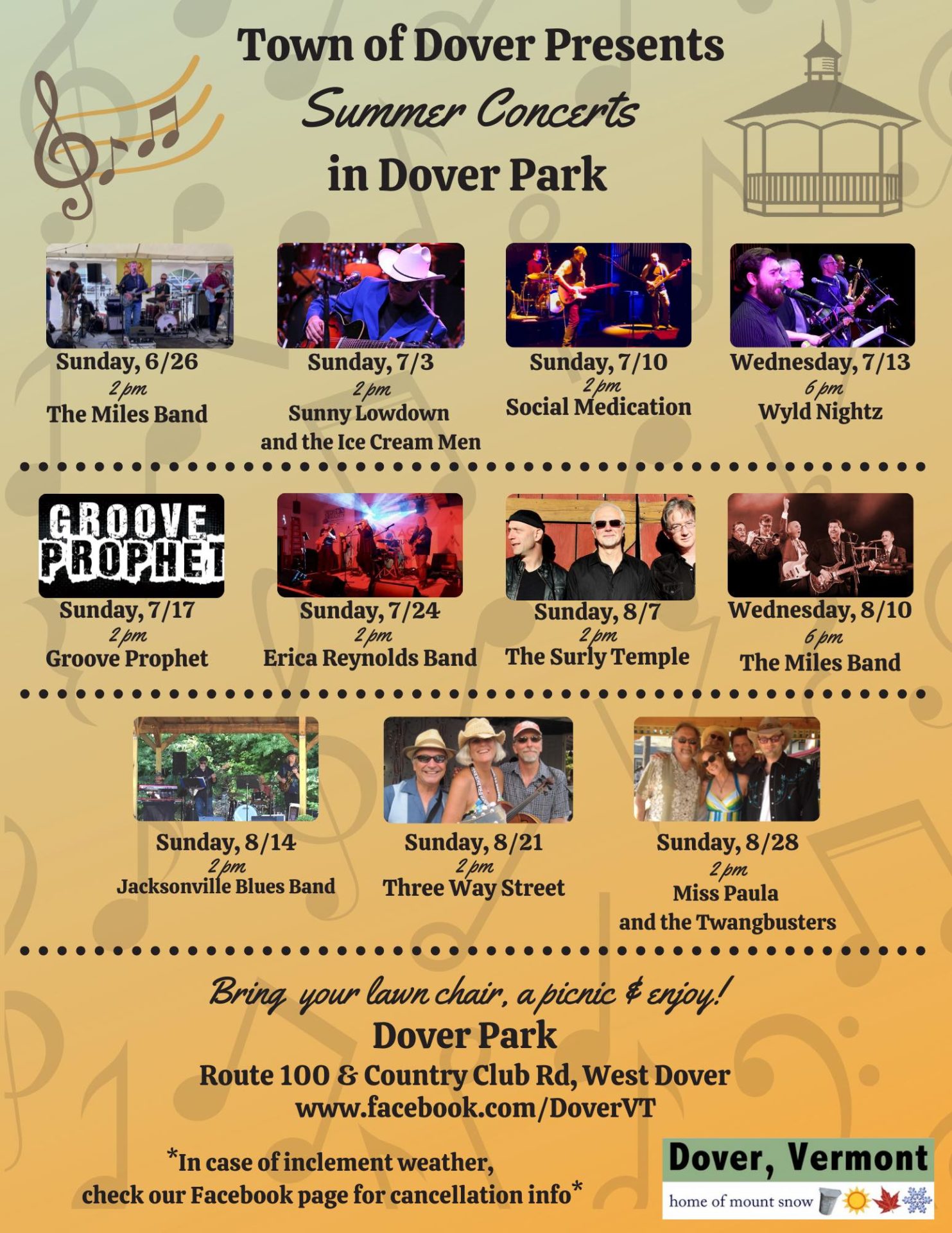 The Miles Band Summer Concert Series in Dover Park Presented by the