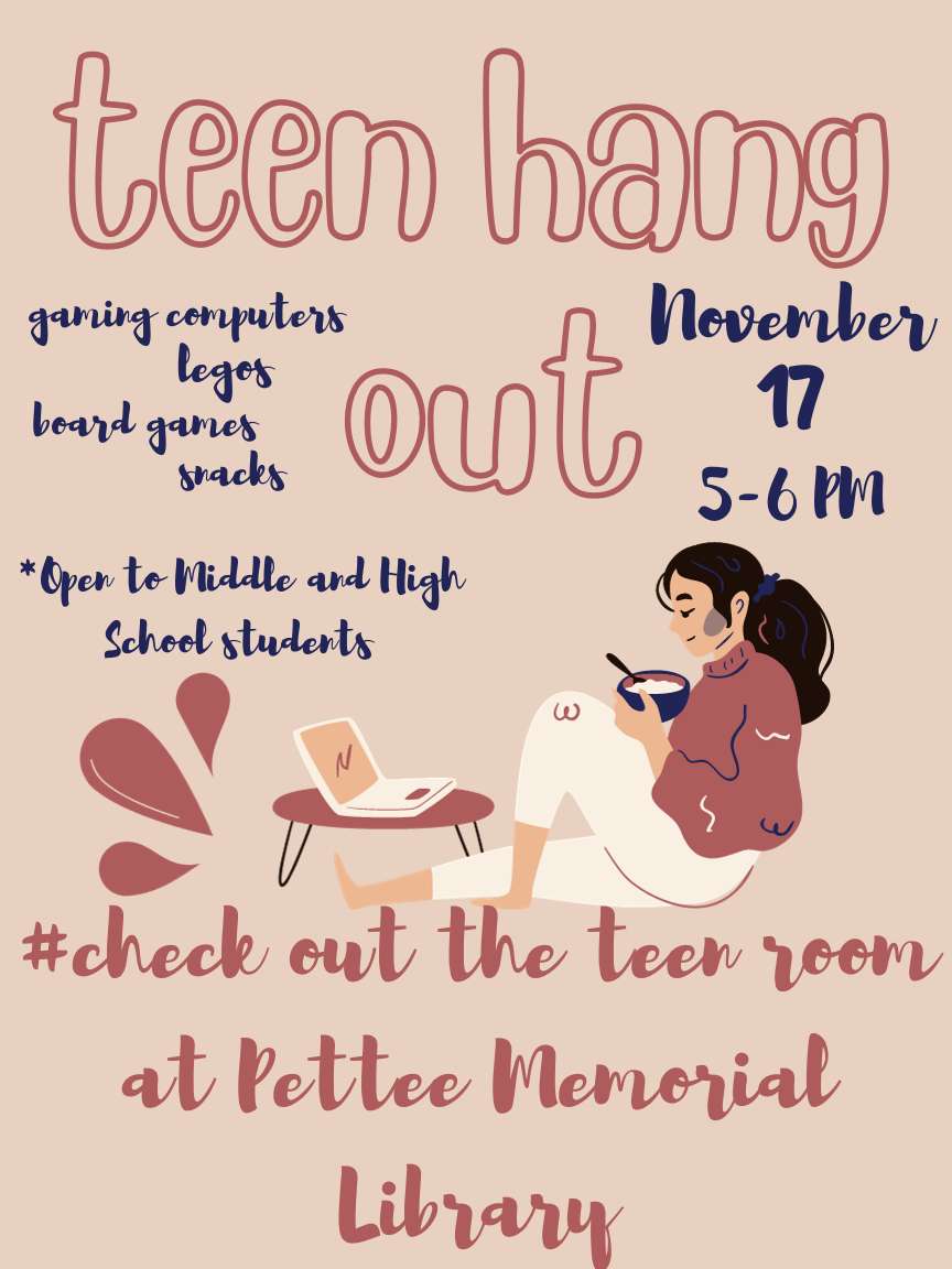 Teen Hang Out at Pettee Memorial Library - SVDV Chamber of Commerce